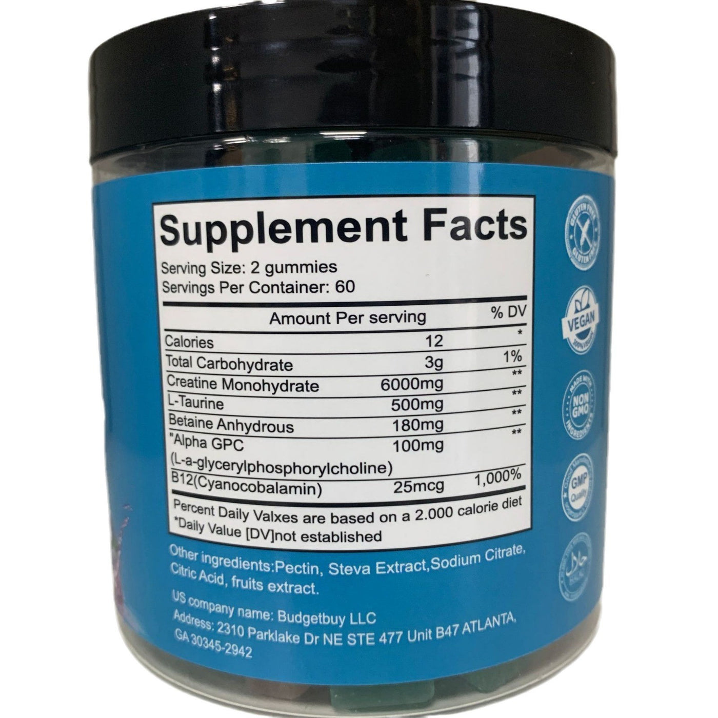 Gummies Creatine Monohydrate Health Care Soft Candy