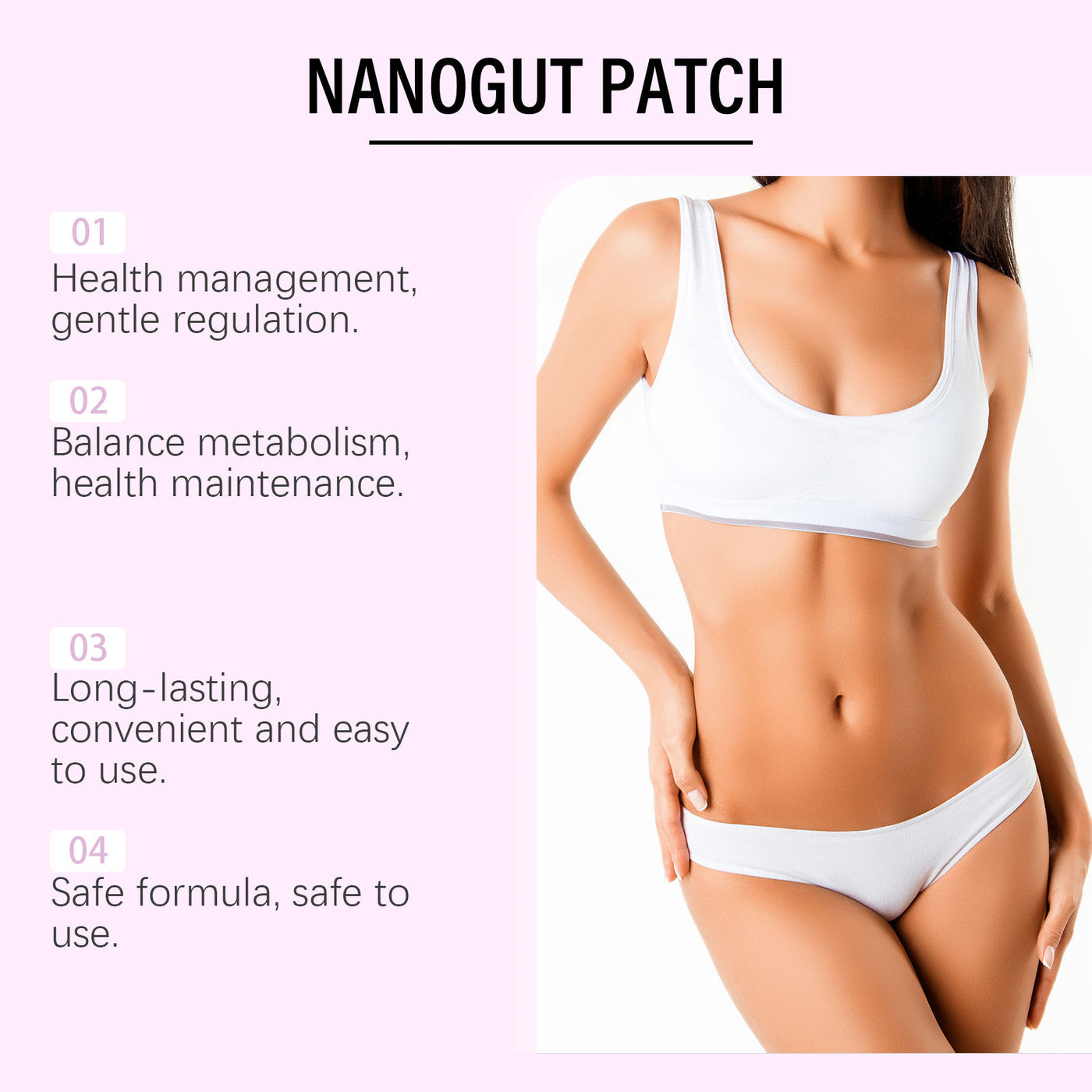 Body Nursing Adhesive Bandage Light Body Display