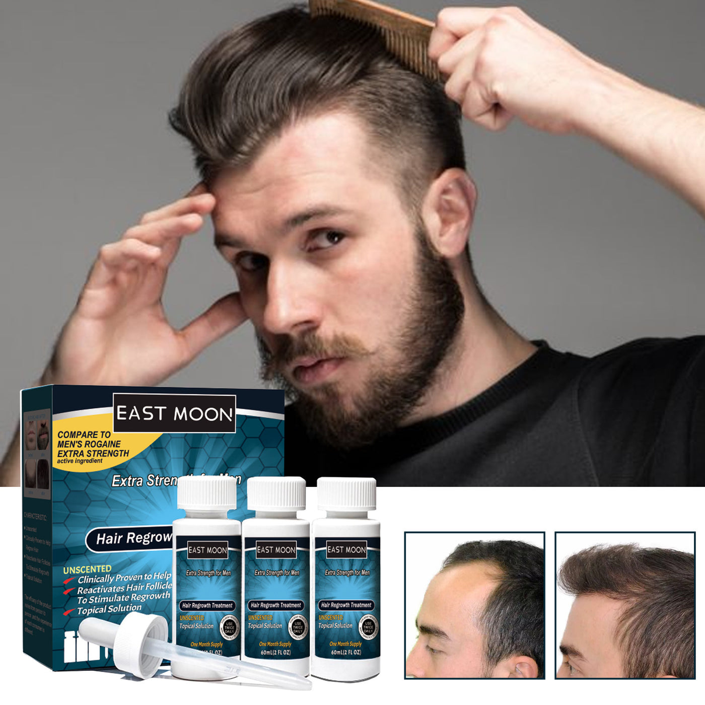 Men's Hair Nutrition Care Anti-hair Fixing Thick Moisturizing